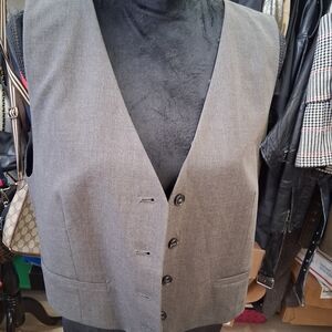 Zara Charcoal Gray Women Vest XL